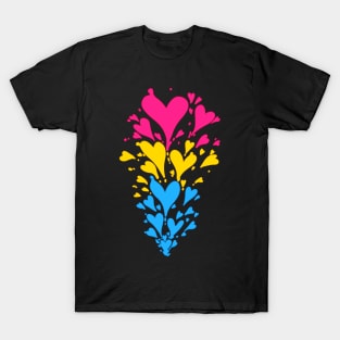 Loveheart - Pansexual T-Shirt